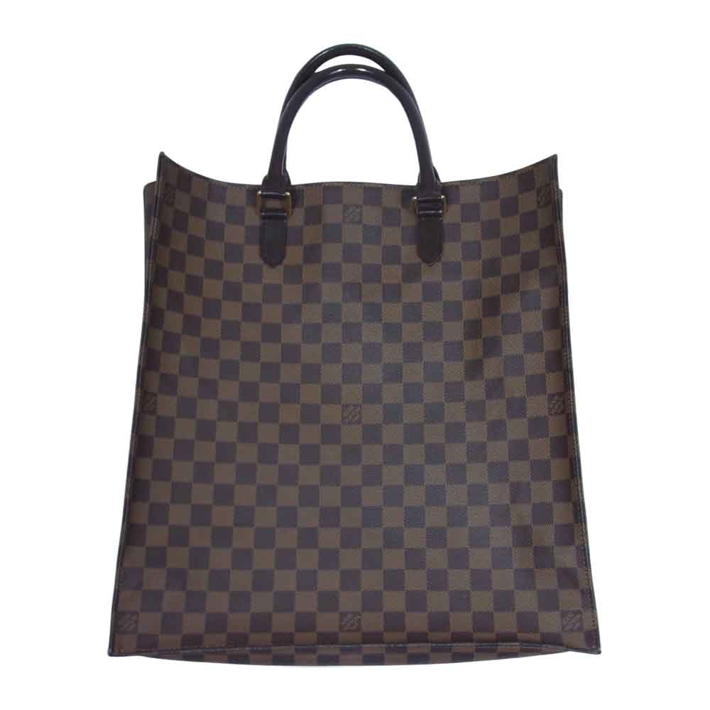LOUIS VUITTON ルイ・ヴィトン N51140 ダミエ サックプラ トート バッグ ブラウン系【中古】