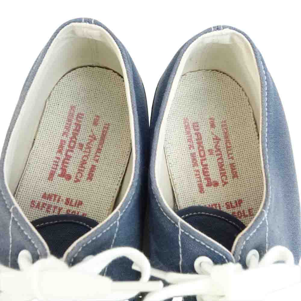 ANATOMICA アナトミカ WAKOUWA WAK DECK SHOES LOW ワクワ デッキシューズ ロー スニーカー ネイビー系 27cm【中古】
