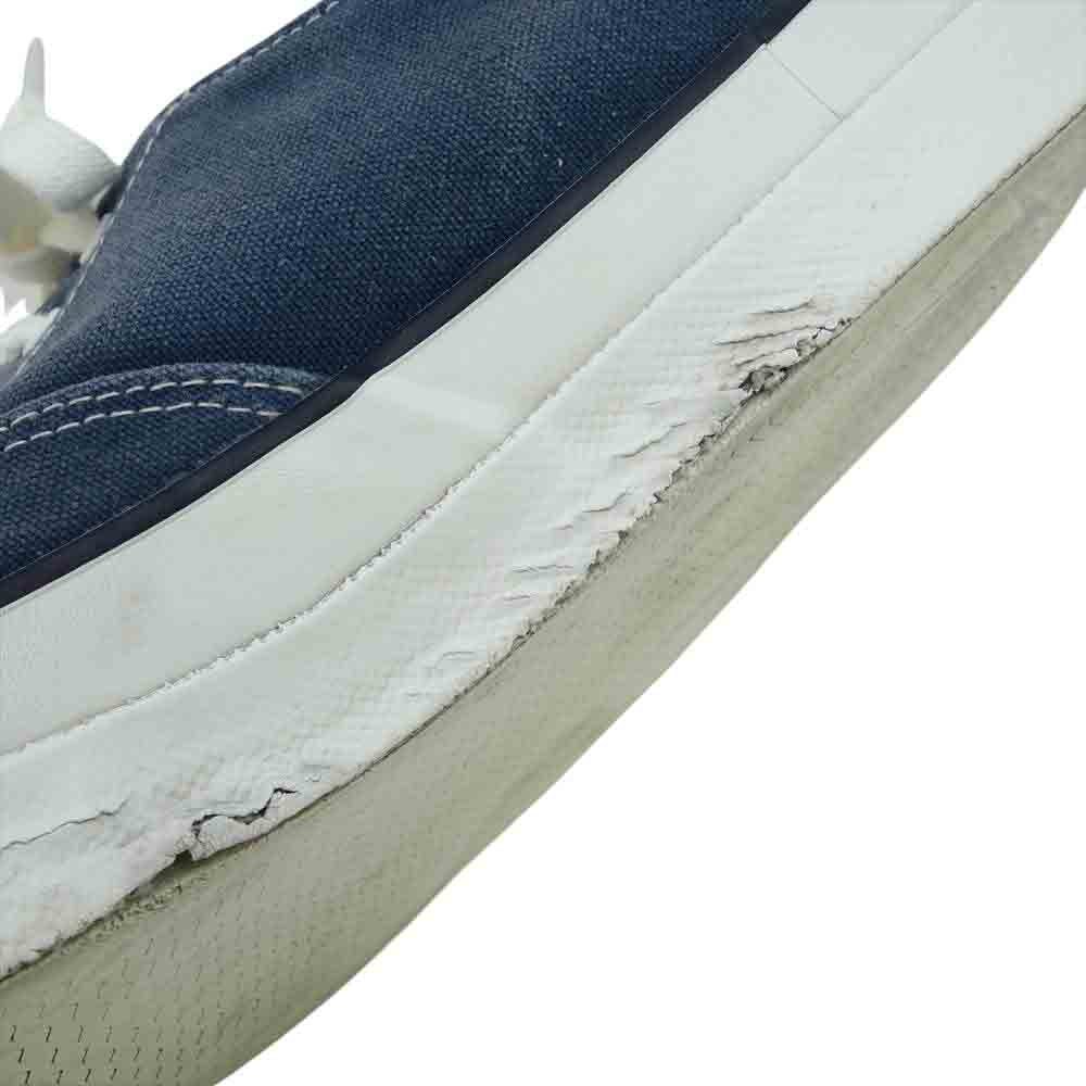 ANATOMICA アナトミカ WAKOUWA WAK DECK SHOES LOW ワクワ デッキシューズ ロー スニーカー ネイビー系 27cm【中古】