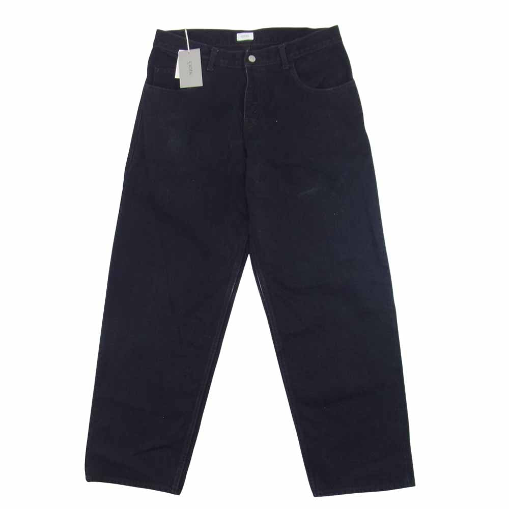 シオタ 21AW NPTM-11BG スビンコットン 13.5oz バギー デニム ブラック系 32【中古】