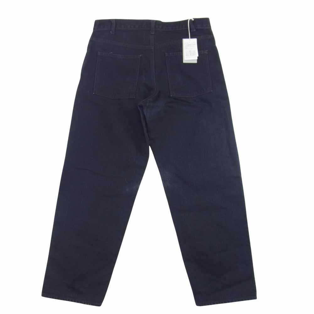 シオタ 21AW NPTM-11BG スビンコットン 13.5oz バギー デニム ブラック系 32【中古】