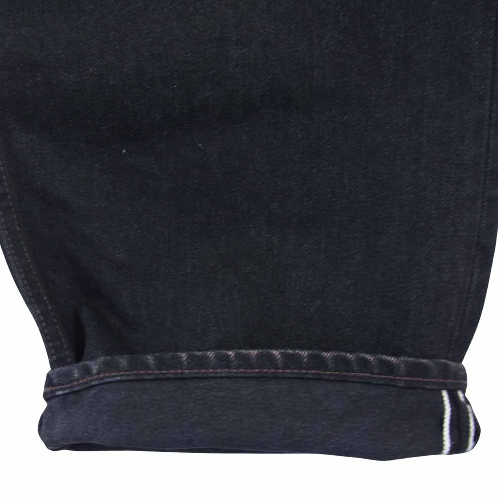 シオタ 21AW NPTM-11BG スビンコットン 13.5oz バギー デニム ブラック系 32【中古】