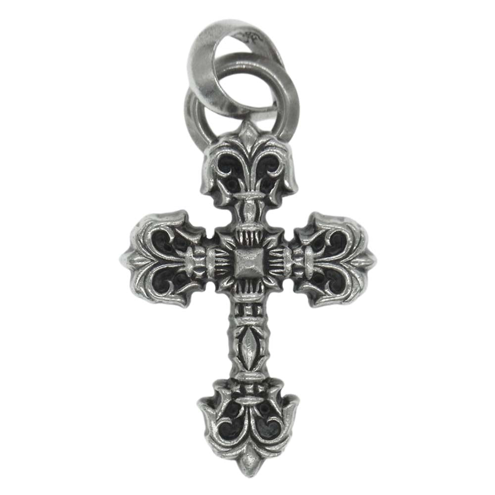 CHROME HEARTS クロムハーツ（原本無） フィリグリークロスペンダント wベイル シルバー系【中古】