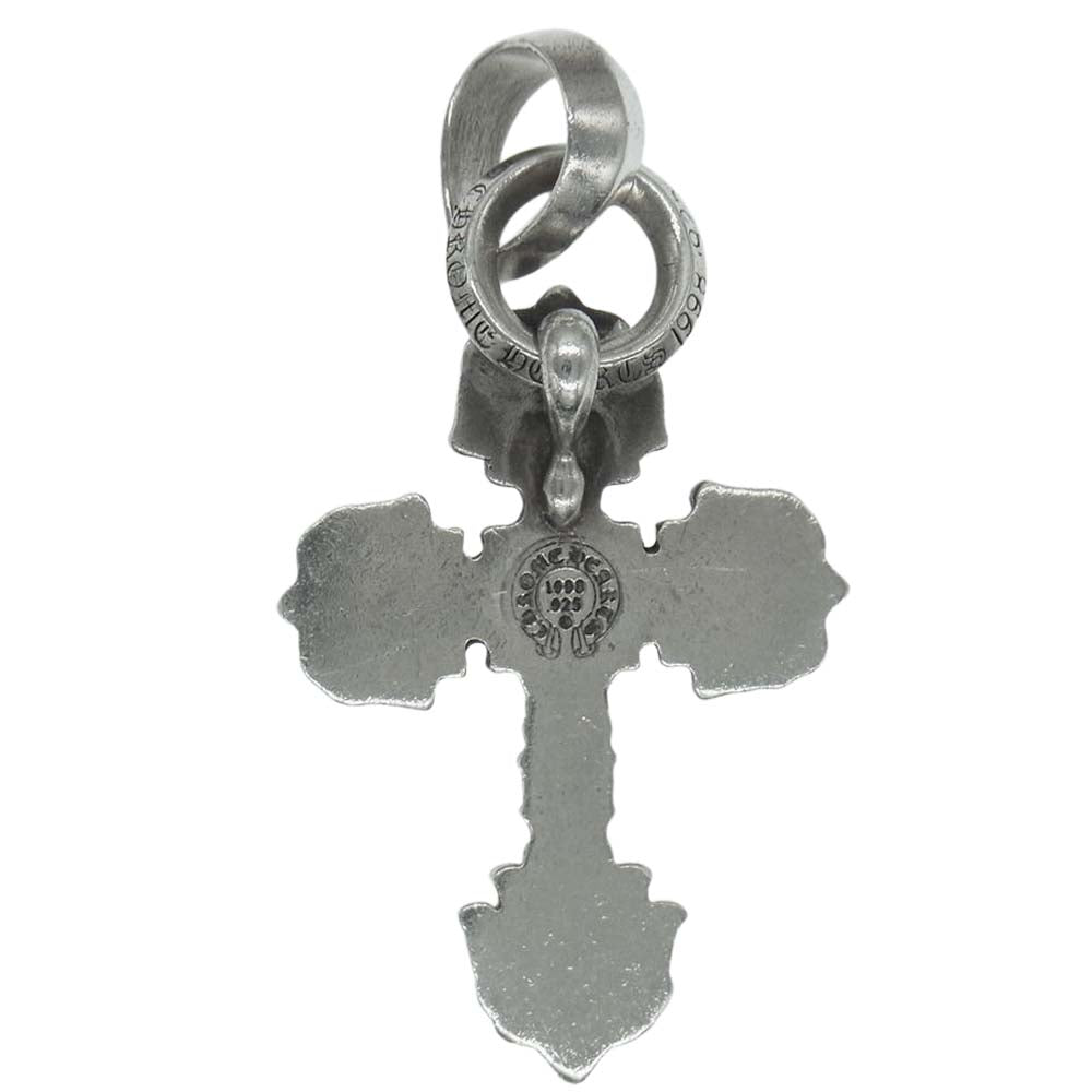 CHROME HEARTS クロムハーツ（原本無） フィリグリークロスペンダント wベイル シルバー系【中古】