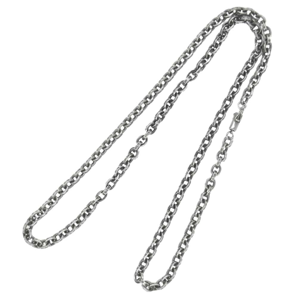 CHROME HEARTS クロムハーツ（原本無） PAPER CHAIN 24inch ペーパーチェーン ネックレス シルバー系【中古】