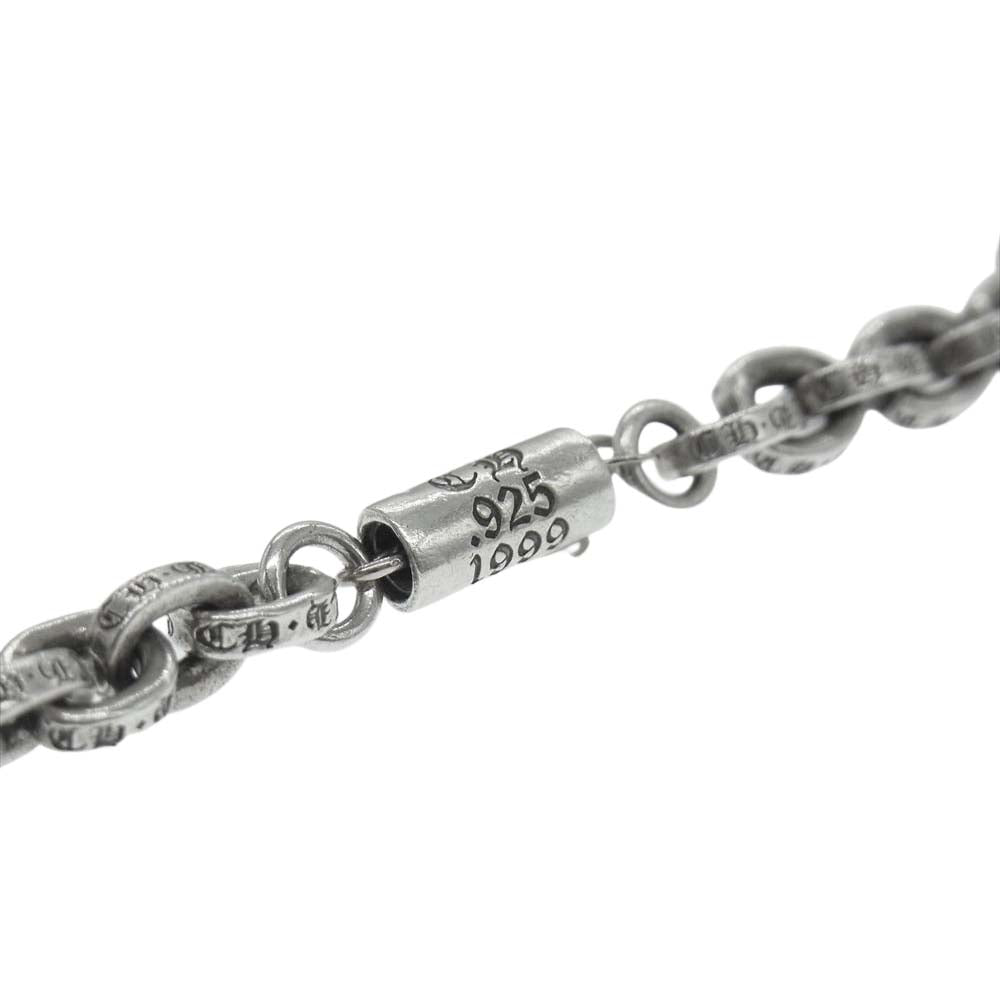 CHROME HEARTS クロムハーツ（原本無） PAPER CHAIN 24inch ペーパーチェーン ネックレス シルバー系【中古】