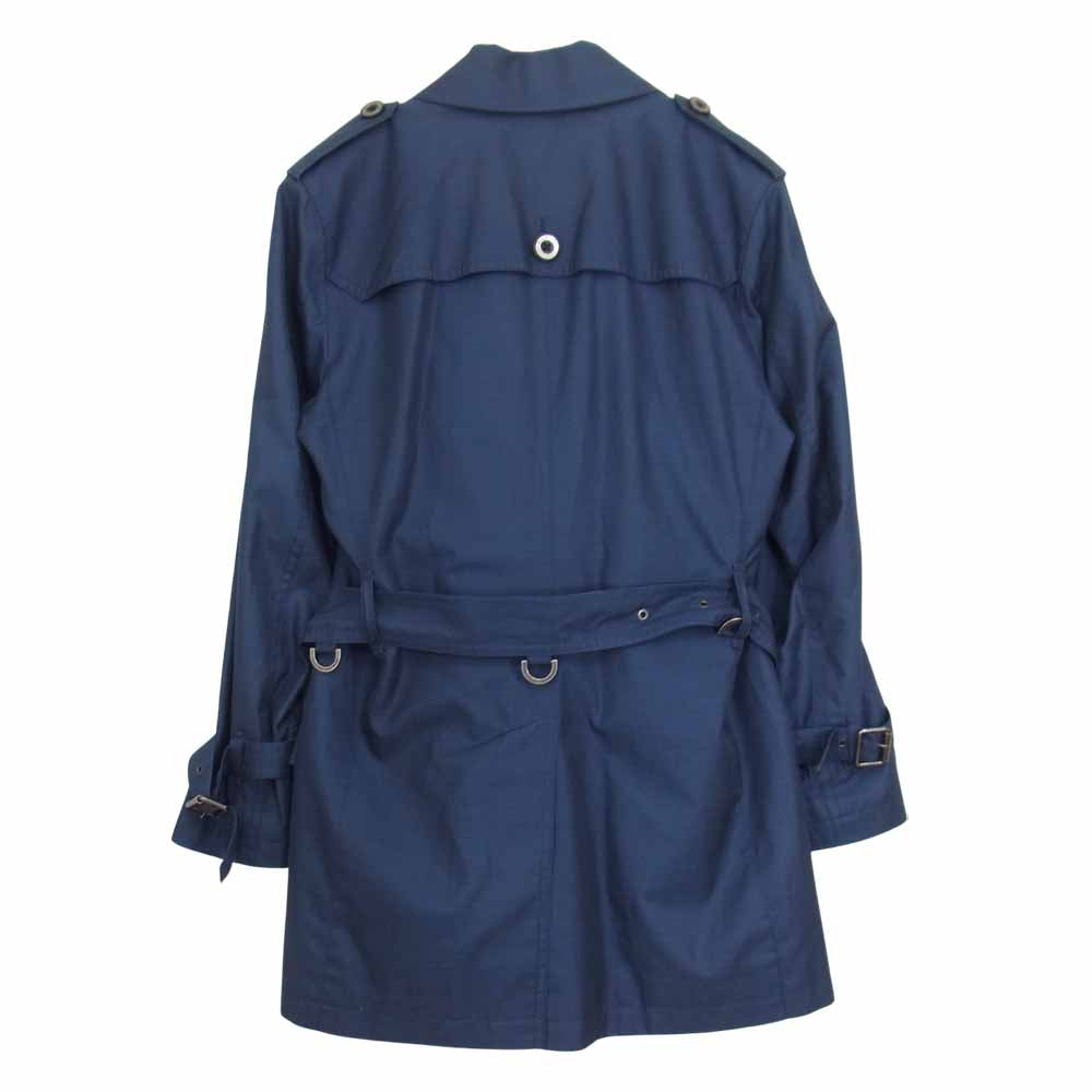 ブラックレーベル クレストブリッジ ライナー付 トレンチ コート ネイビー系 S【中古】