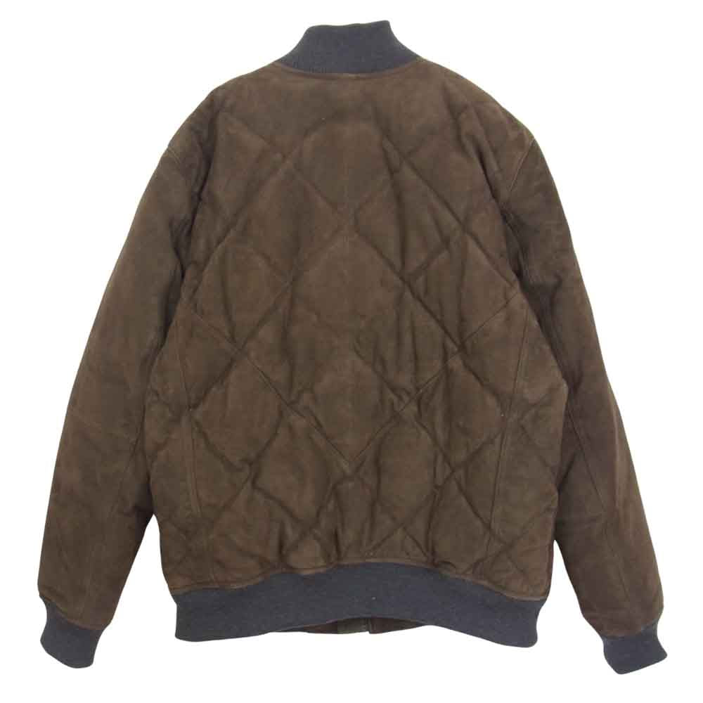 Eddie Bauer エディー・バウアー 01 9743 スカイライナー スエード ダウンジャケット ブラウン系 M【中古】