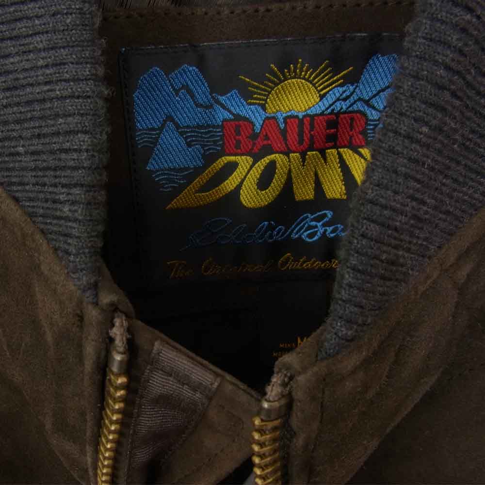 Eddie Bauer エディー・バウアー 01 9743 スカイライナー スエード ダウンジャケット ブラウン系 M【中古】