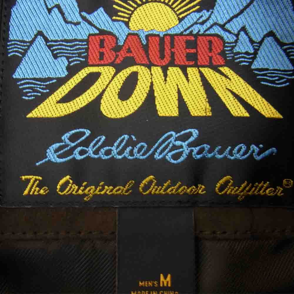 Eddie Bauer エディー・バウアー 01 9743 スカイライナー スエード ダウンジャケット ブラウン系 M【中古】