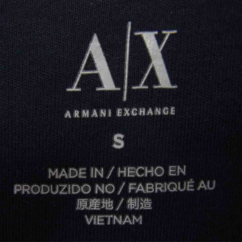 ARMANI EXCHANGE アルマーニエクスチェンジ ハーフジップ トレーナー ネイビー系 S【中古】