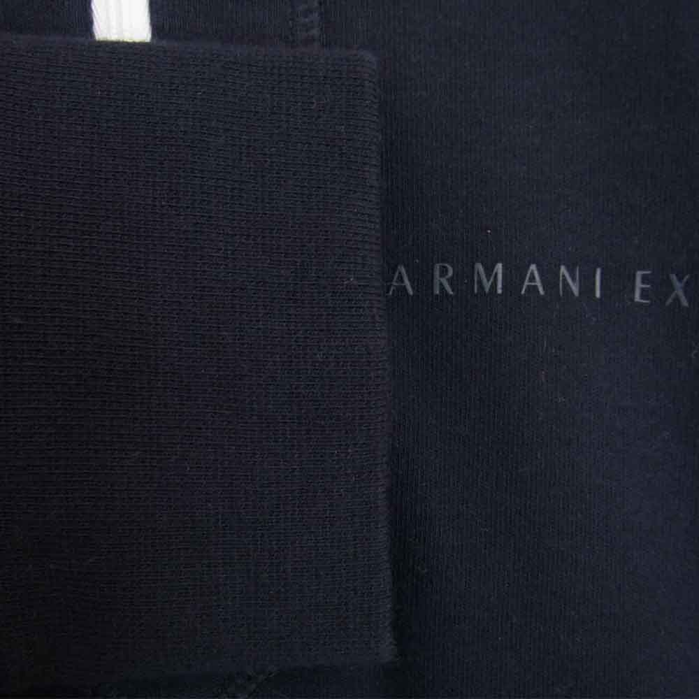 ARMANI EXCHANGE アルマーニエクスチェンジ ハーフジップ トレーナー ネイビー系 S【中古】