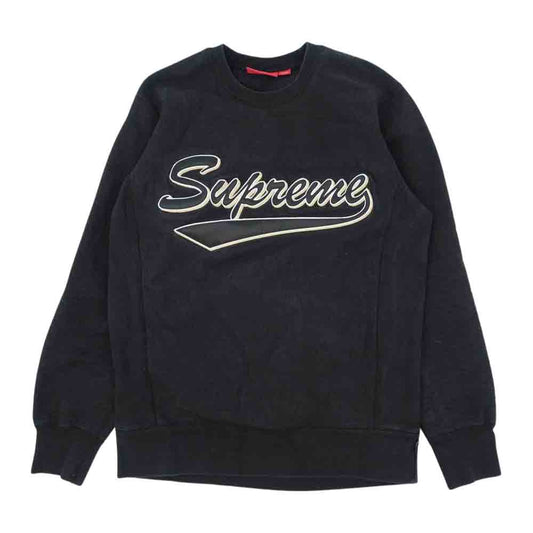 Supreme シュプリーム 16AW Brush Script Crewneck クルーネック スウェット ダークネイビー系 M【中古】