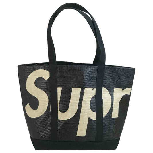Supreme シュプリーム 20SS Raffia Tote Bag  ブラック系【中古】