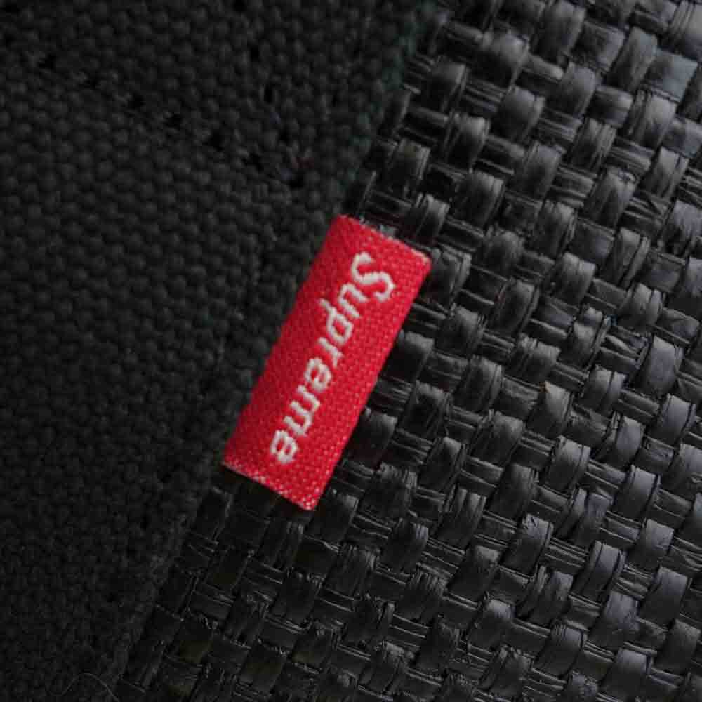 Supreme シュプリーム 20SS Raffia Tote Bag  ブラック系【中古】
