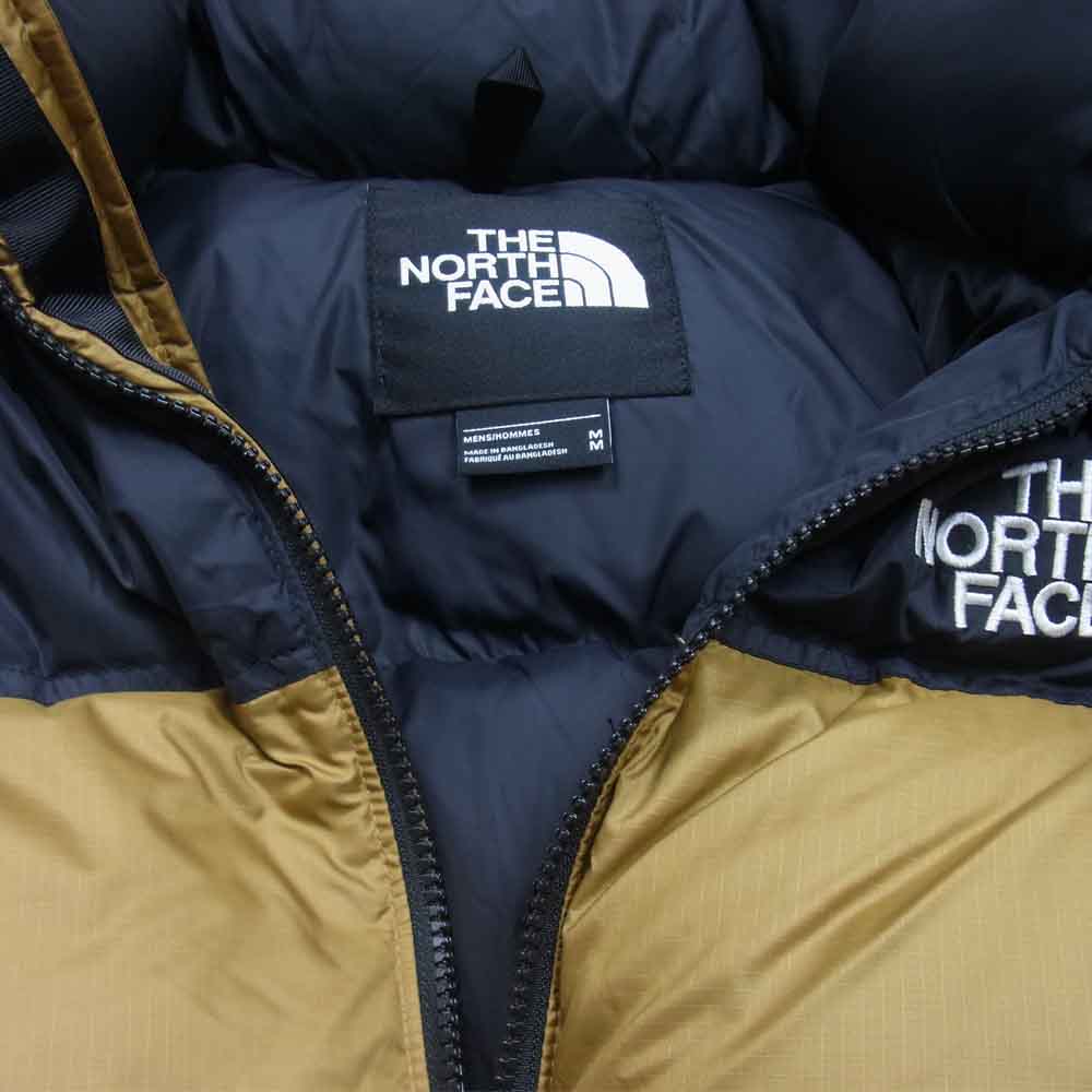 THE NORTH FACE ノースフェイス 843098 US規格 1996 RETRO NUPTSE JACKET レトロ ヌプシジャケット ダウンジャケット ベージュ系 M【中古】