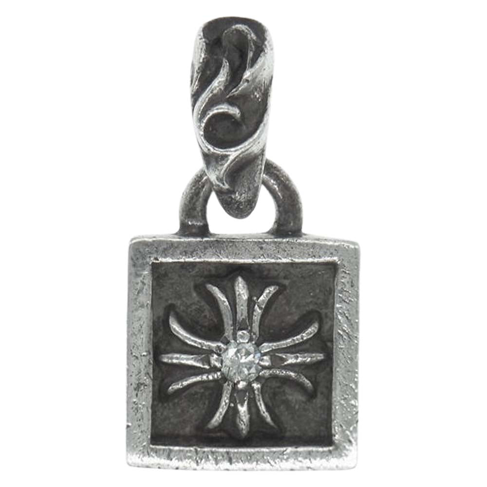 CHROME HEARTS クロムハーツ（原本無） フレームド CHプラス ダイヤ チャーム シルバー系【中古】