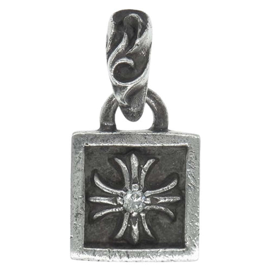 CHROME HEARTS クロムハーツ（原本無） フレームド CHプラス ダイヤ チャーム シルバー系【中古】
