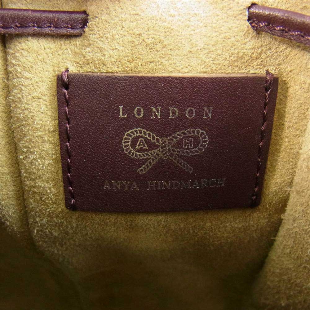 Anya Hindmarch アニヤ・ハインドマーチ 猫 キャット プリント ハンド バッグ ブラウン系【中古】