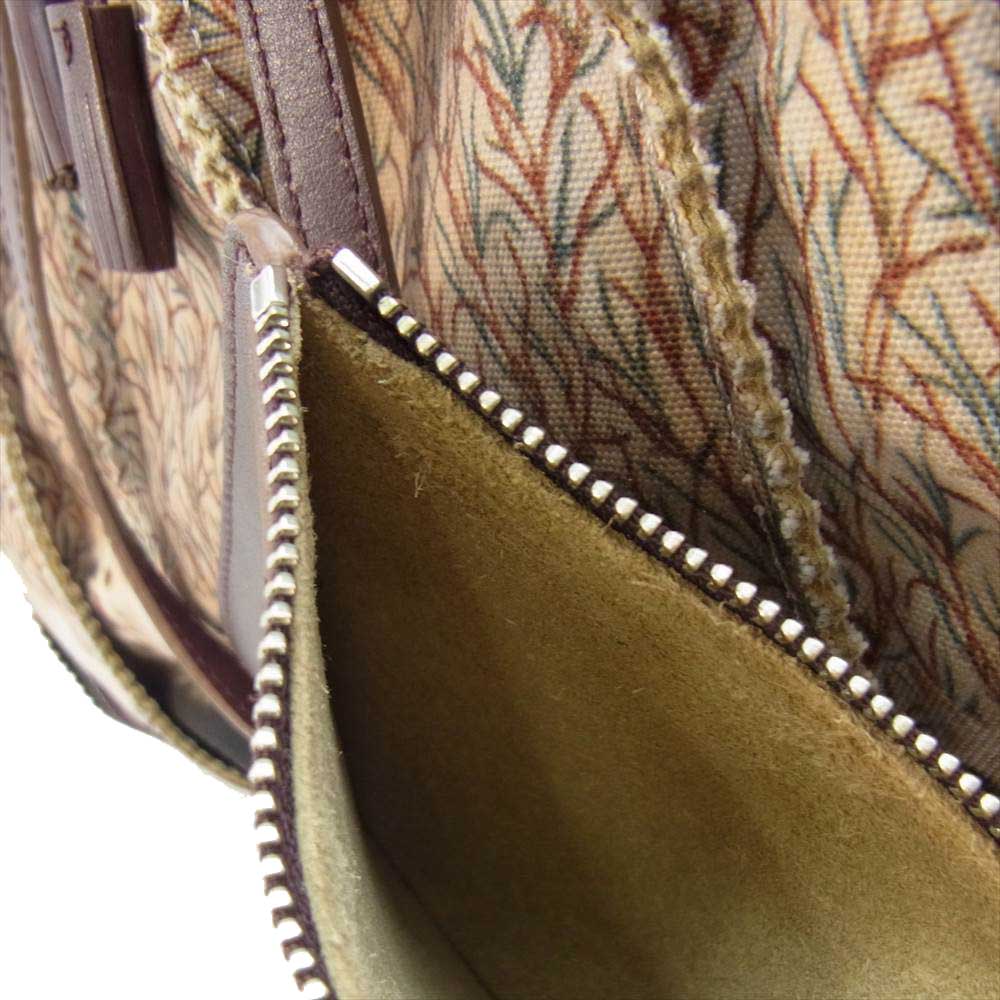 Anya Hindmarch アニヤ・ハインドマーチ 猫 キャット プリント ハンド バッグ ブラウン系【中古】