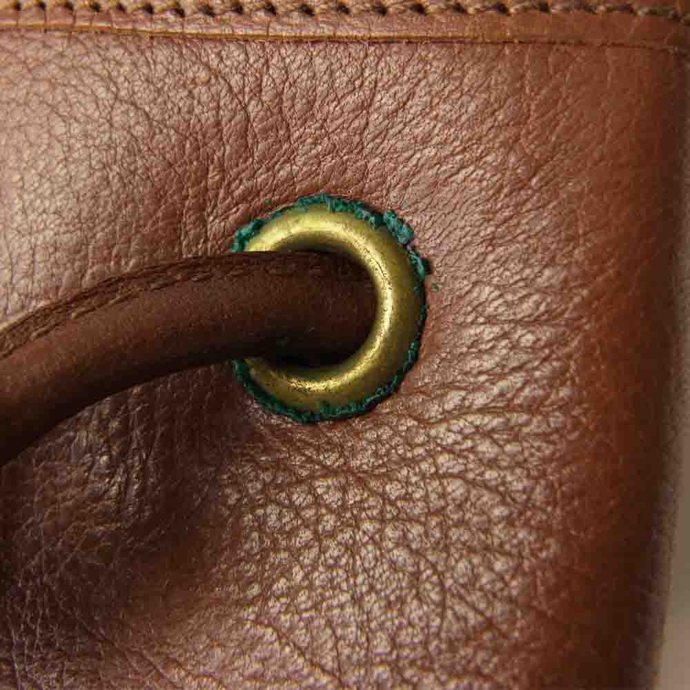 IL BISONTE イルビゾンテ レザー ショルダー バッグ ブラウン系【中古】