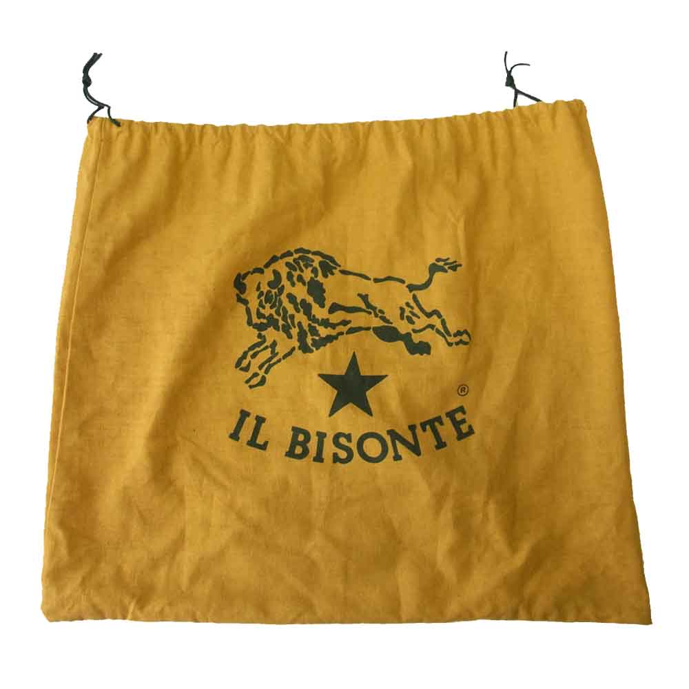 IL BISONTE イルビゾンテ レザー ショルダー バッグ ブラウン系【中古】