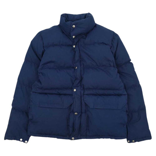 THE NORTH FACE ノースフェイス 80‘s 茶タグ YKKジップ ダウン ジャケット ネイビー系 L【中古】