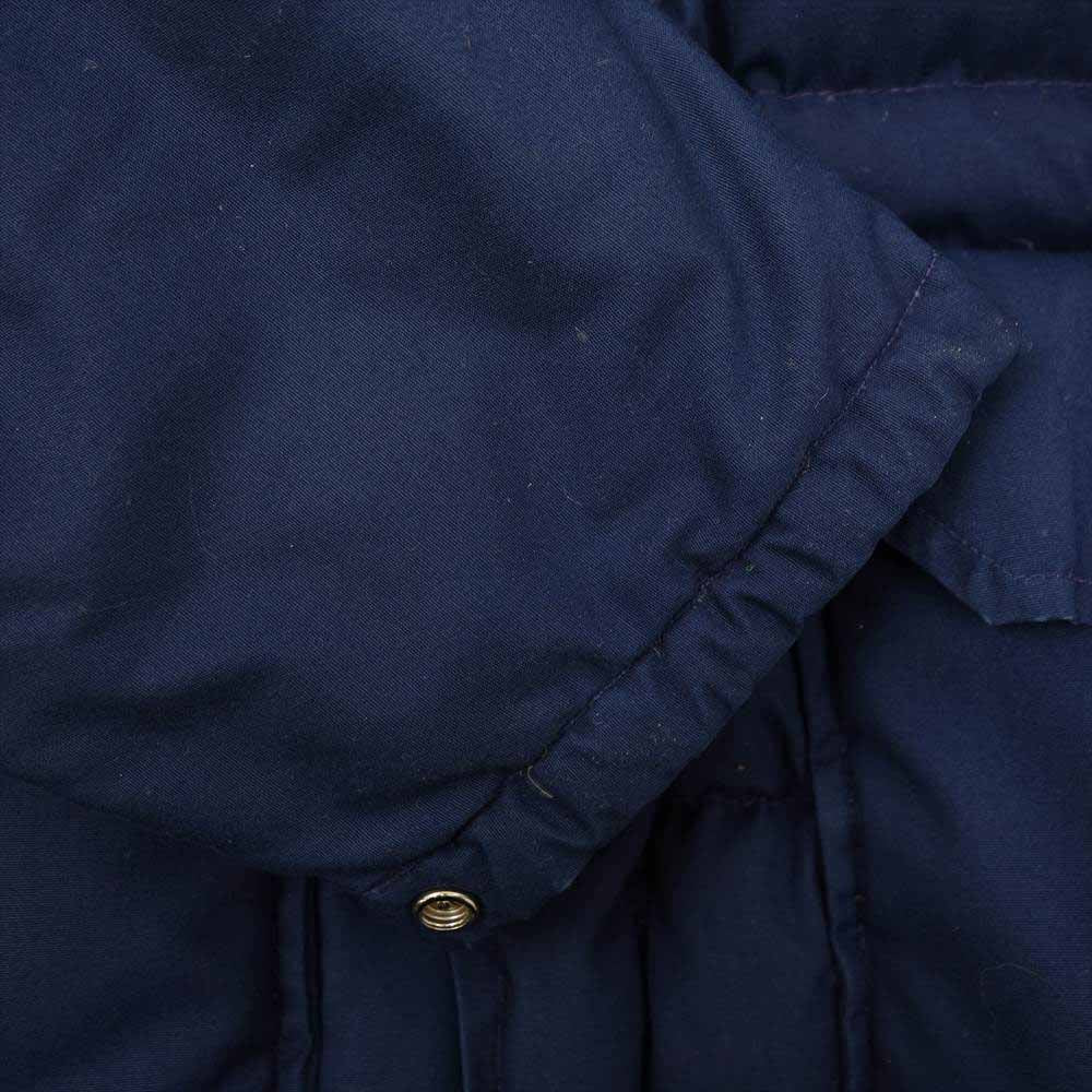 THE NORTH FACE ノースフェイス 80‘s 茶タグ YKKジップ ダウン ジャケット ネイビー系 L【中古】