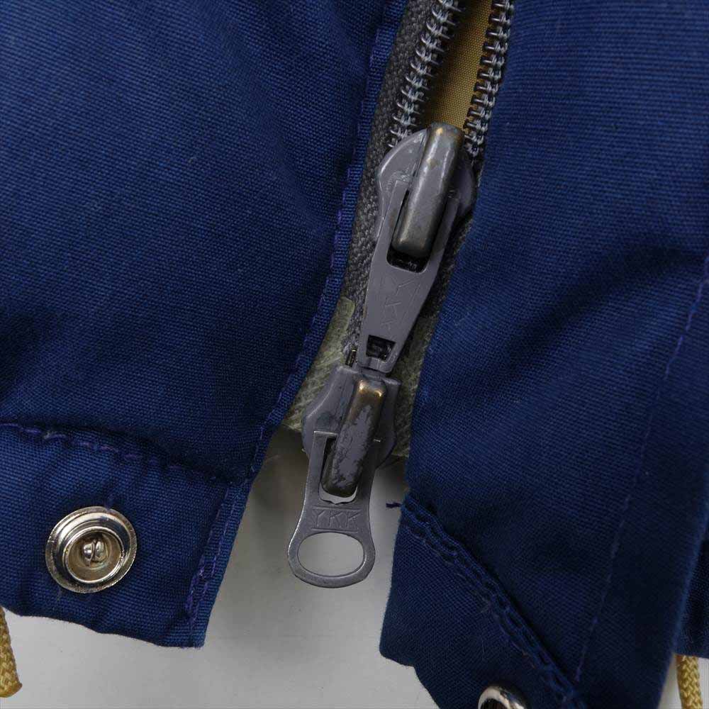THE NORTH FACE ノースフェイス 80‘s 茶タグ YKKジップ ダウン ジャケット ネイビー系 L【中古】