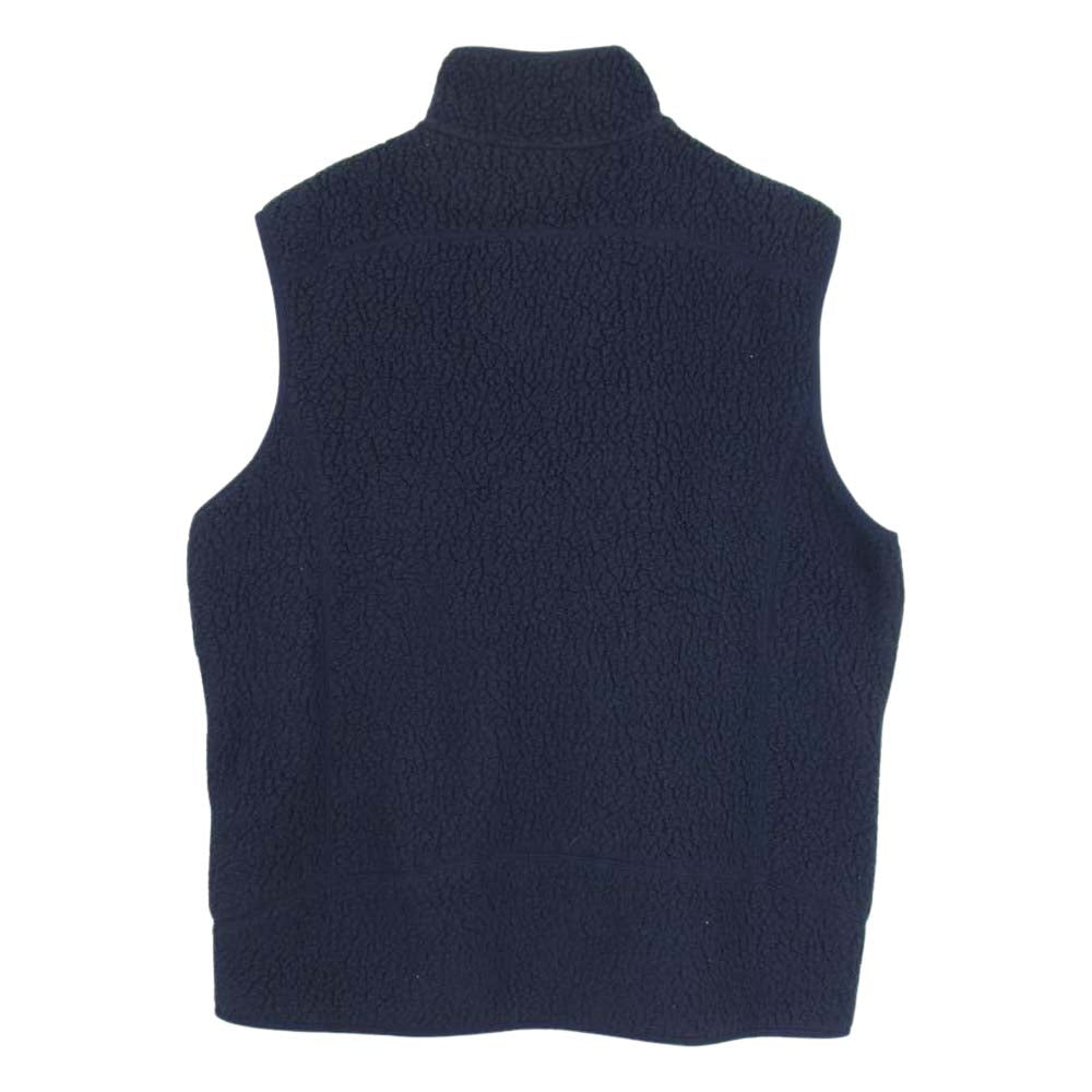 patagonia パタゴニア 17AW 22820 17年製 Retro Pile Fleece Vest レトロ パイル フリース ベスト ネイビー系 L【中古】