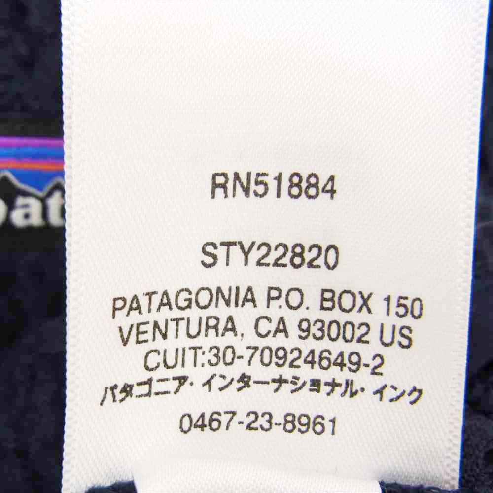 patagonia パタゴニア 17AW 22820 17年製 Retro Pile Fleece Vest レトロ パイル フリース ベスト ネイビー系 L【中古】