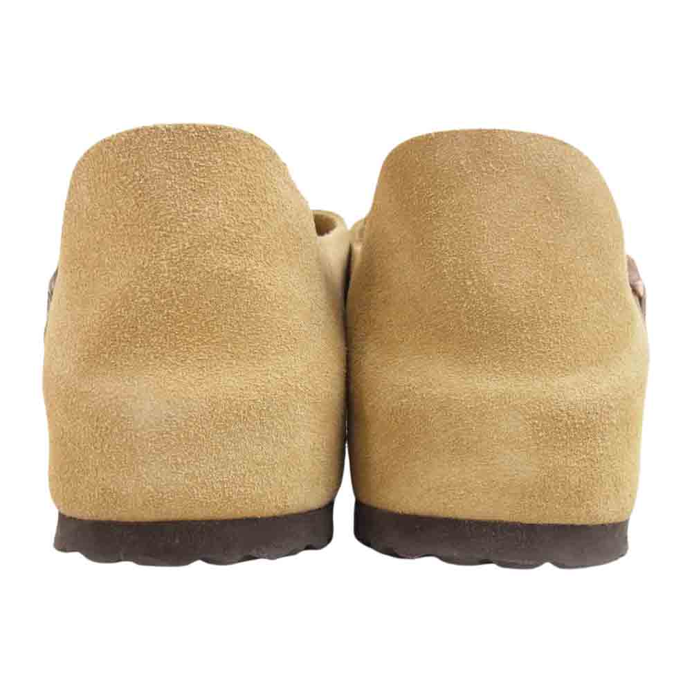 BIRKENSTOCK ビルケンシュトック LONDON NARROW FIT ロンドン スエード ナロー フィット シューズ ベージュ系 42【中古】