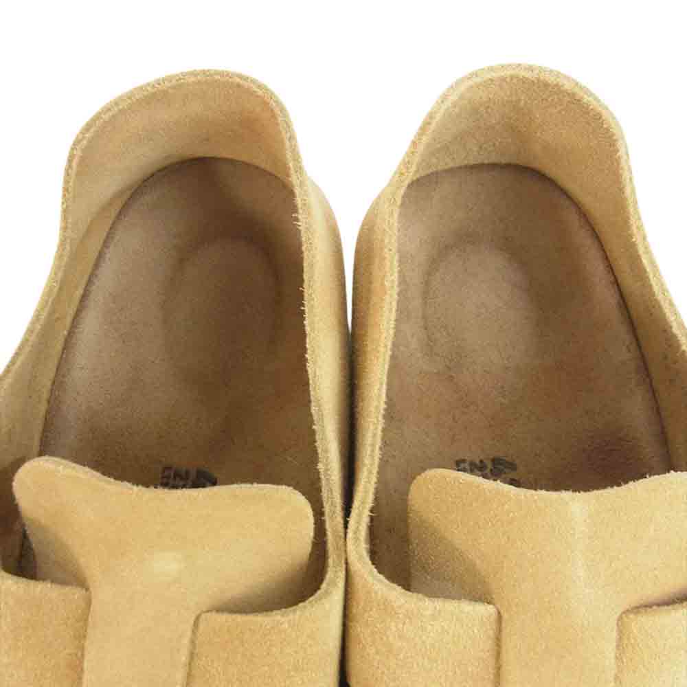BIRKENSTOCK ビルケンシュトック LONDON NARROW FIT ロンドン スエード ナロー フィット シューズ ベージュ系 42【中古】