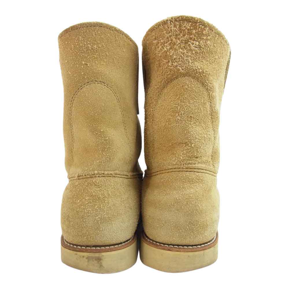 RED WING レッドウィング 8168 PECOS BOOTS ペコスブーツ アビレーン ラフアウト ブーツ ベージュ系 9　1/2【中古】