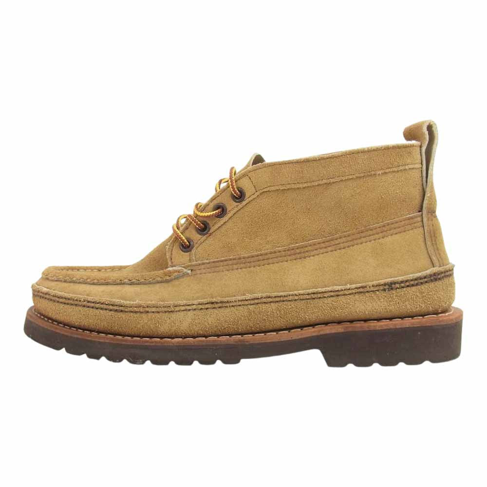RUSSELL MOCCASIN ラッセルモカシン T200-27 sporting clays chukka laramie suede スポーティング クレイ チャッカ ブーツ ライトブラウン系 9.5 D【中古】