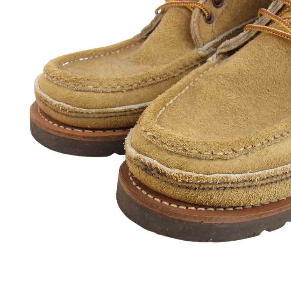 RUSSELL MOCCASIN ラッセルモカシン T200-27 sporting clays chukka laramie suede スポーティング クレイ チャッカ ブーツ ライトブラウン系 9.5 D【中古】
