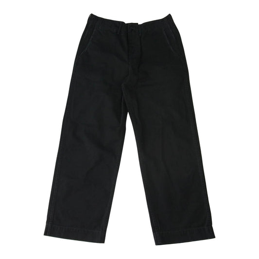 FULLCOUNT フルカウント 1218 U.S. ARMY ヴィンテージ加工 チノ パンツ ブラック ブラック系 32【中古】