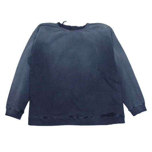 ファー イースタン エンスージアスト CONEY SWEAT SHIRTS ダメージ加工 スウェット チャコール系 L【美品】【中古】