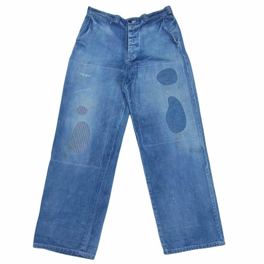 JELADO ジェラード Grind Work Trousers V/F グラインド ワーク トラウザーズ ヴィンテージ加工 デニムパンツ インディゴブルー系 M【中古】