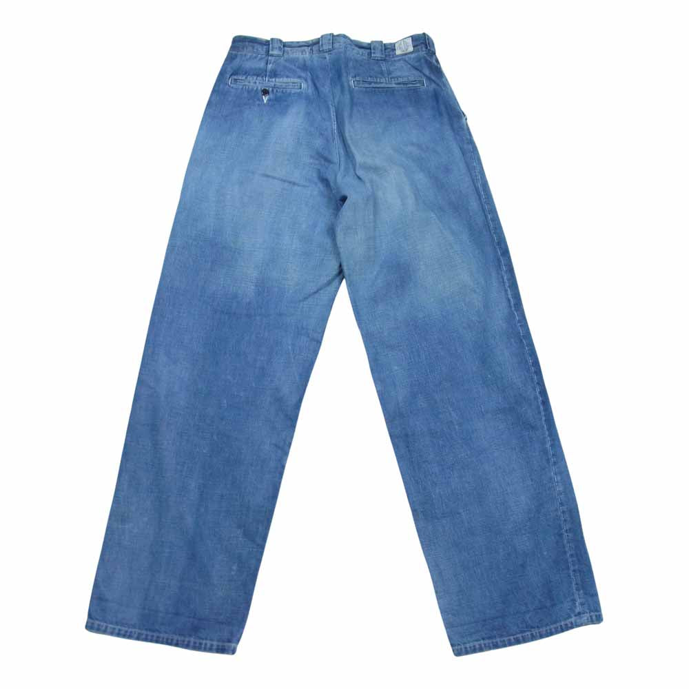 JELADO ジェラード Grind Work Trousers V/F グラインド ワーク トラウザーズ ヴィンテージ加工 デニムパンツ インディゴブルー系 M【中古】