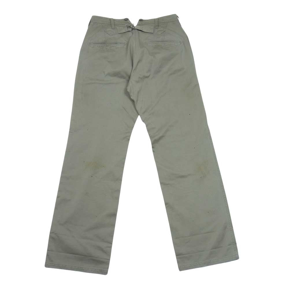 JELADO ジェラード Dugout Trousers V/F ダグアウト トラウザーズ ヴィンテージ加工 パンツ カーキ系 表記なし(W32程度)【中古】
