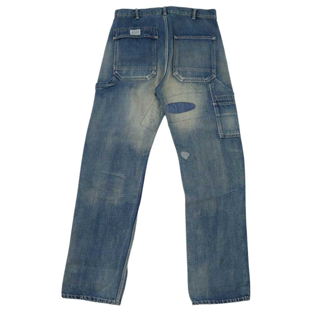 JELADO ジェラード Compton コンプトン V/F クラッシュインディゴ ヴィンテージ加工 ペインター デニム パンツ ブルー系 M【中古】