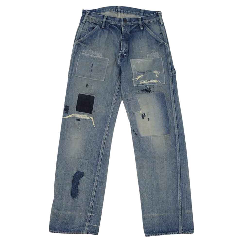 JELADO ジェラード Compton コンプトン ヴィンテージ加工 ペインター デニム パンツ ブルー系 M【中古】