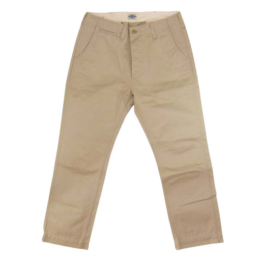 The REAL McCOY'S ザリアルマッコイズ JOE McCOY ジョーマッコイ WORK CHINO TROUSERS チノ パンツ ベージュ系 31【中古】