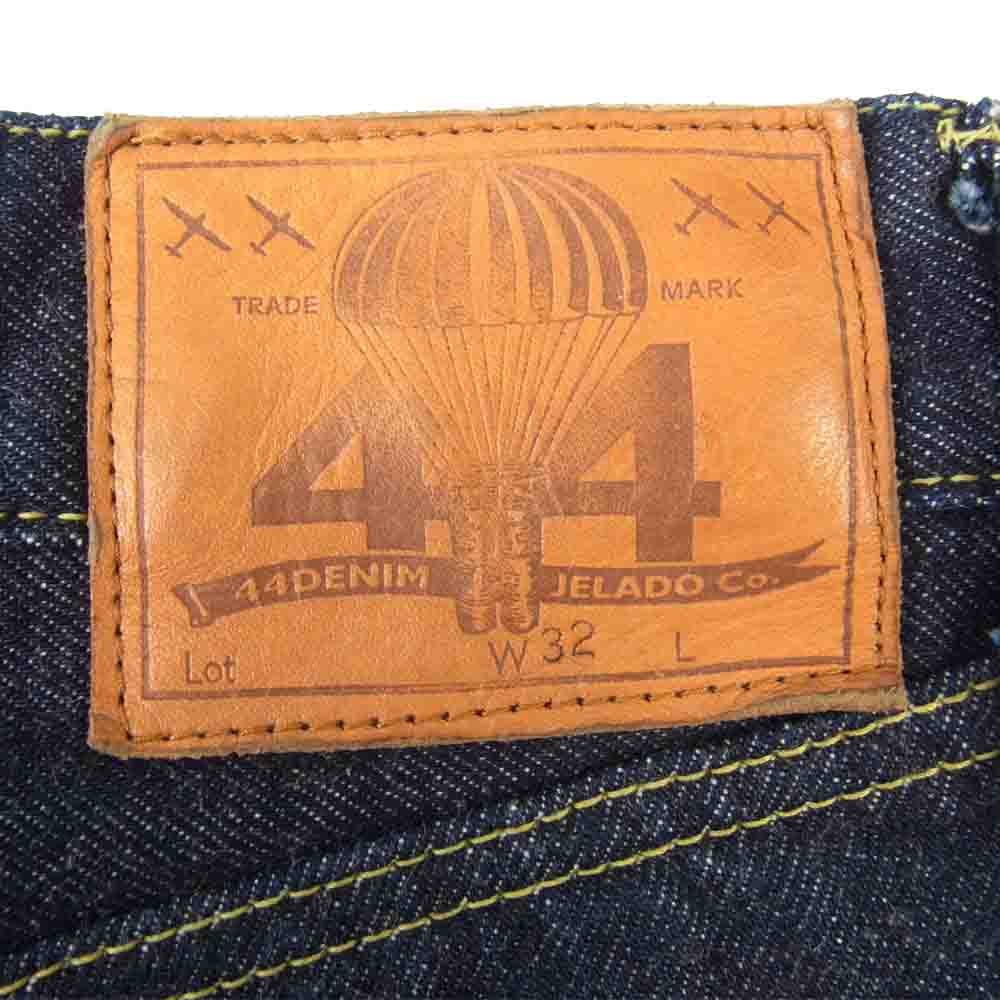 JELADO ジェラード 44DENIM 大戦モデル デニム パンツ インディゴブルー系 32【中古】
