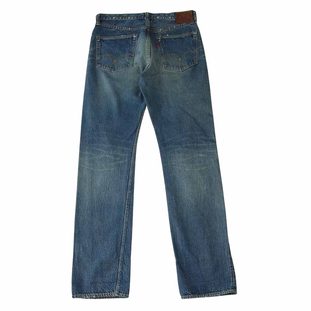 FULLCOUNT フルカウント 1101 HAND WASH ウォッシュ加工 オリジナル ストレート デニム パンツ インディゴブルー系 32【中古】