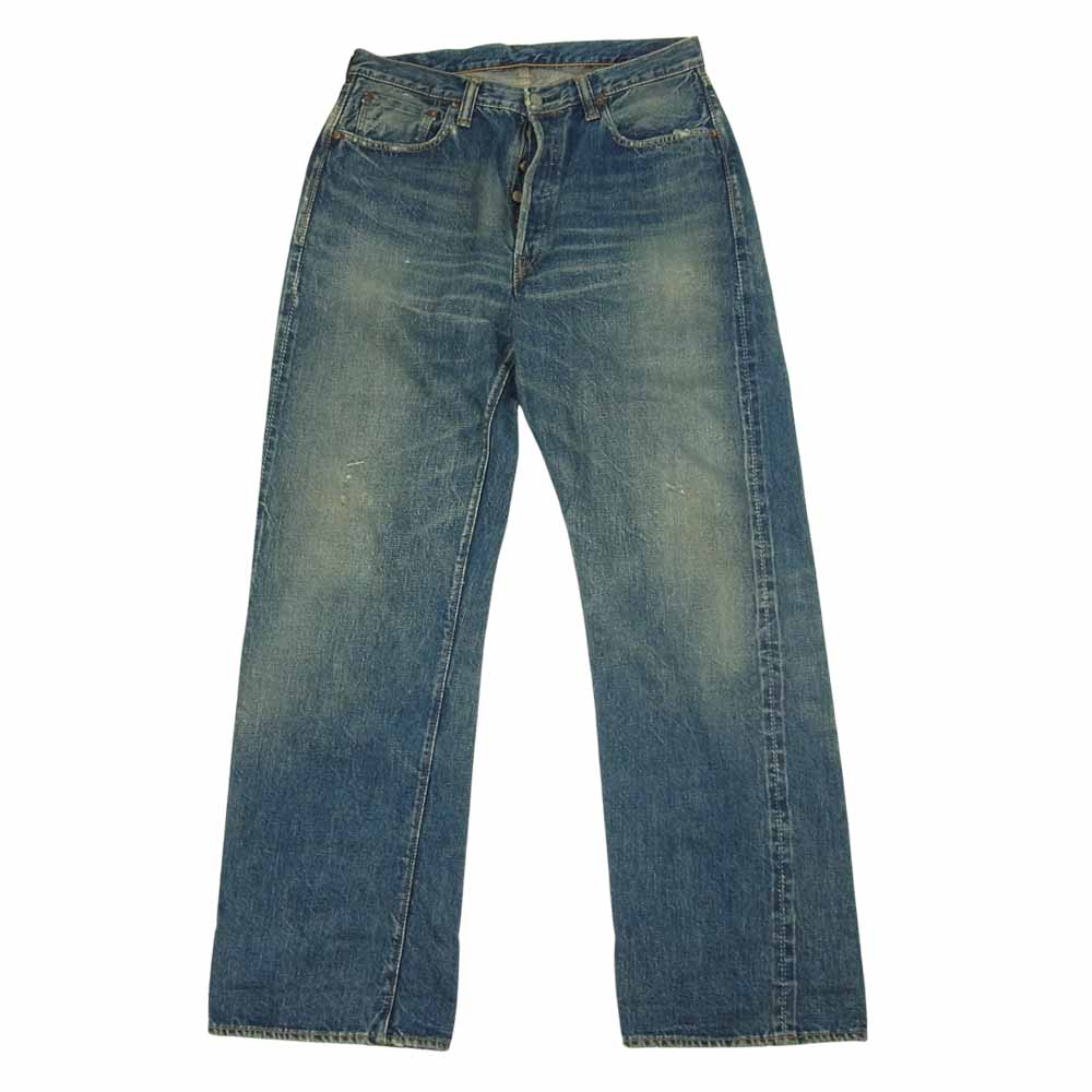 FULLCOUNT フルカウント 0105　HAND WASH ウォッシュ加工 デニム パンツ インディゴブルー系 32【中古】