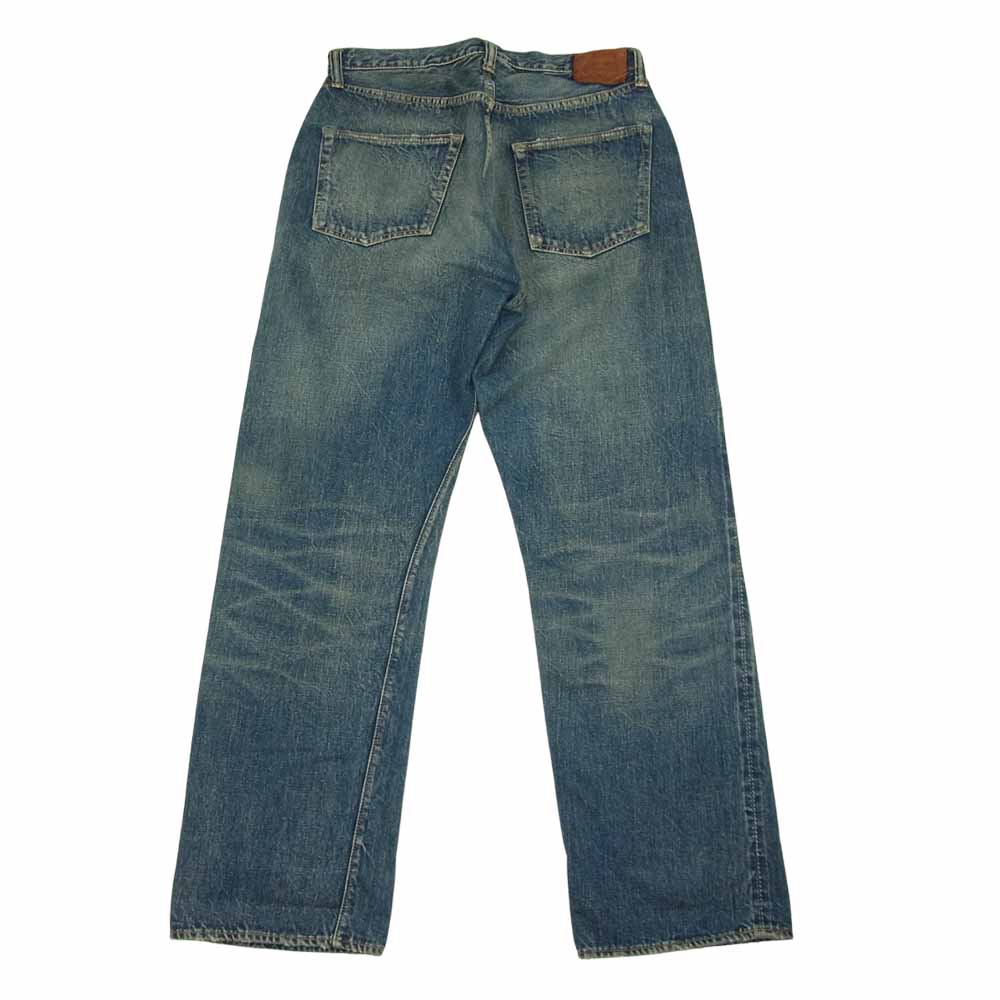 FULLCOUNT フルカウント 0105　HAND WASH ウォッシュ加工 デニム パンツ インディゴブルー系 32【中古】