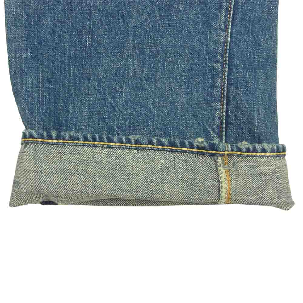 FULLCOUNT フルカウント 0105　HAND WASH ウォッシュ加工 デニム パンツ インディゴブルー系 32【中古】