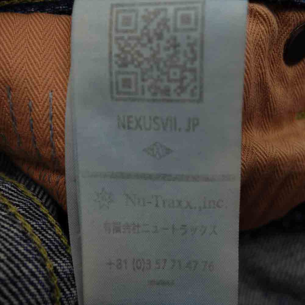 ネクサスセブン RMA-NYT-P0B DAMAGED BUGGY DENIM CHINO PANTS ダメージ加工 バギー デニム チノ パンツ インディゴブルー系【中古】